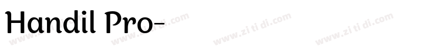 Handil Pro字体转换